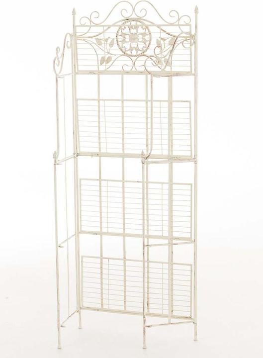 Actual product image CLP Flora shelving unit, antique cream (66 x 32 x 175 cm)
