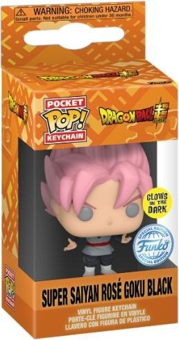 Actual product image Funko DRAGON BALL SUPER - Pocket Pop Keychains - SSR Goku Black (GW)
