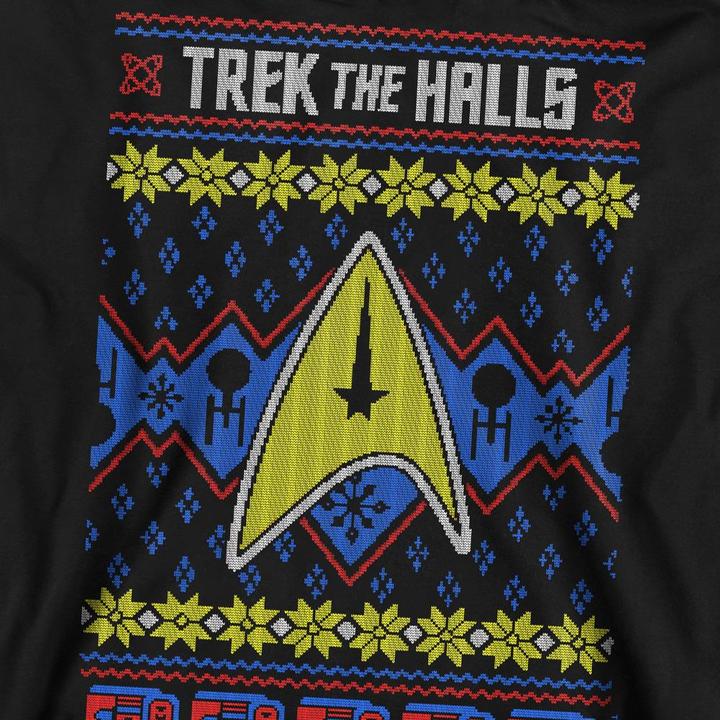 Immagine prodotto Trek the Halls Ugly Felpa Natale Adulto Unisex (S)