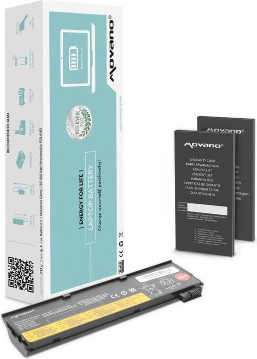Movano Bateria Lenovo T440 X240 (BT/LE-T440) (6 Cells, 4400 mAh)