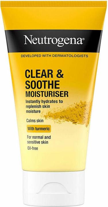 Actual product image Neutrogena Clear & Soothe Face Cream With Turmeric 75Ml (75 ml, 24h cream)