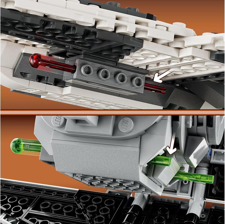 Image du produit LEGO Mandalorian Fang Fighter vs. Tie Interceptor (75348, LEGO Star Wars)
