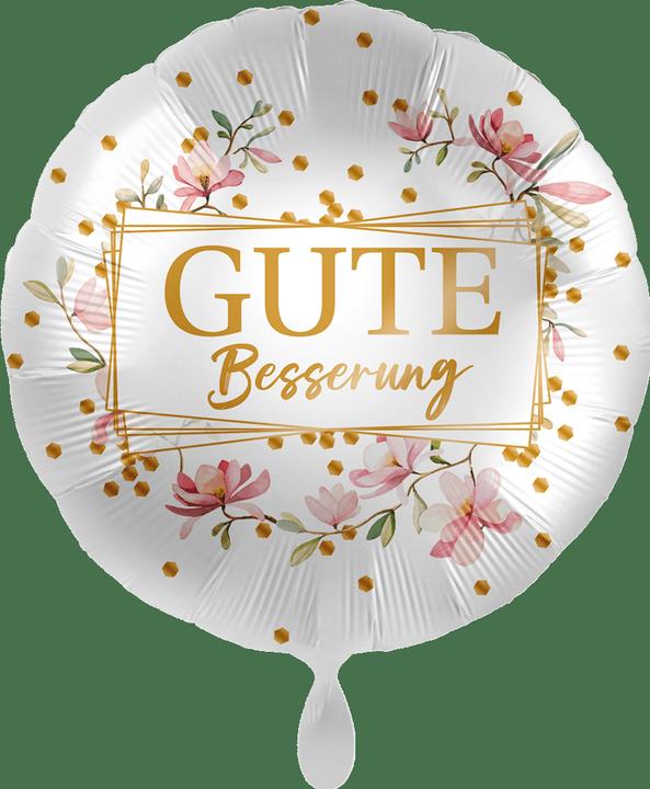 Produktbild Premioloon Folienballon Gute Besserung - Dotty & Flower - leer (1 x)
