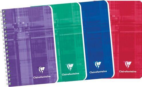 Produktbild Clairefontaine Spiralheft (7.5 x 12 cm, Kariert, Harter Einband)