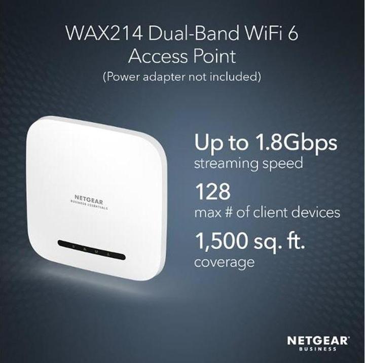 Actual product image Netgear WAX214 (1201 Mbit/s)