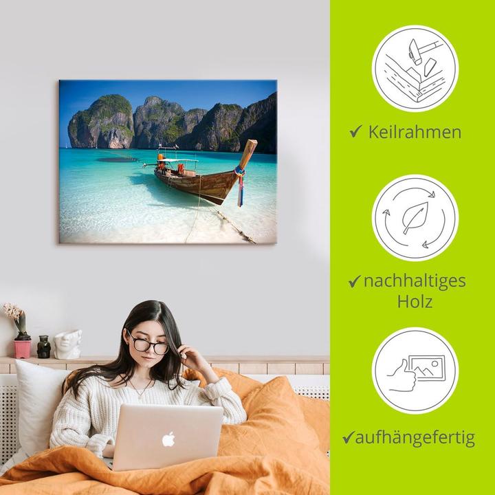 Produktbild Artland Maya Bay, Koh Phi Phi Leh, Thailand T5VI (40 x 30 cm)
