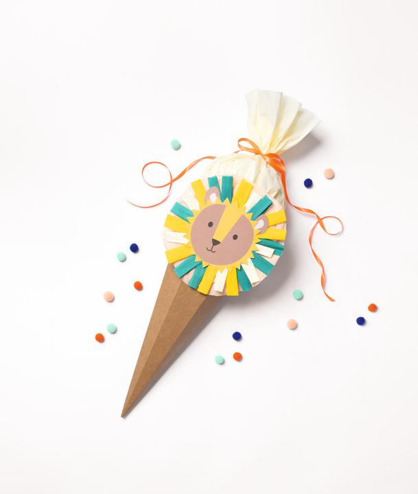 Produktbild Folia Schultüten-Bastelset Safari School (68 cm, 1 x)