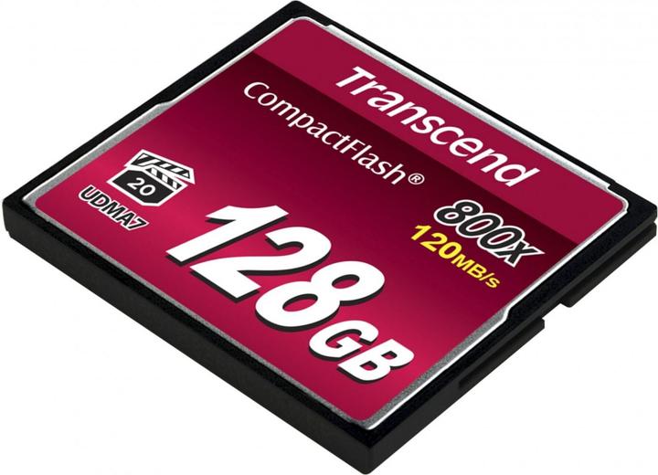 Produktbild Transcend Premium CompactFlash 128GB Card R120MB/s VGP 20 MLC (128 GB, CF, U3, UHS-II)