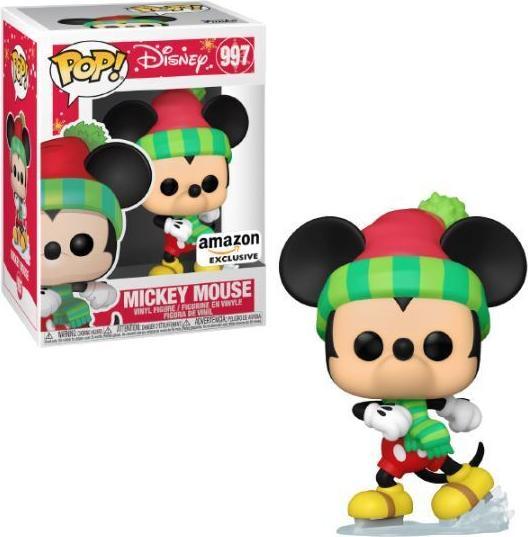 Actual product image Funko POP! Disney Mickey Mouse (Ice Skating) Amazon