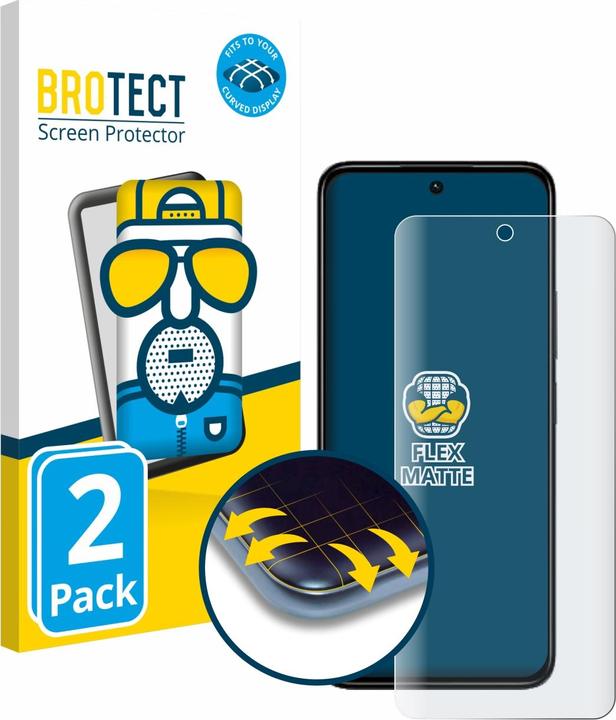 Immagine prodotto BROTECT Full-Screen Pellicola Opaca (2 Pezzo/i, Xiaomi Redmi 13C 5G)