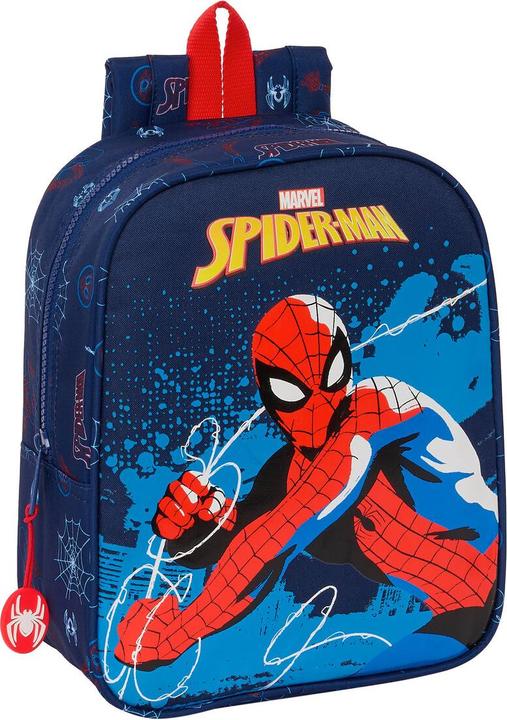 Immagine prodotto Spiderman Zaino per bambini Spider-Man neon blu navy 22 x 27 x 10 cm