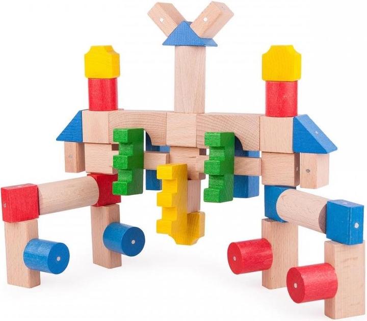 Produktbild Holzecke Magnetische Holzblöcke MEGA Farbe