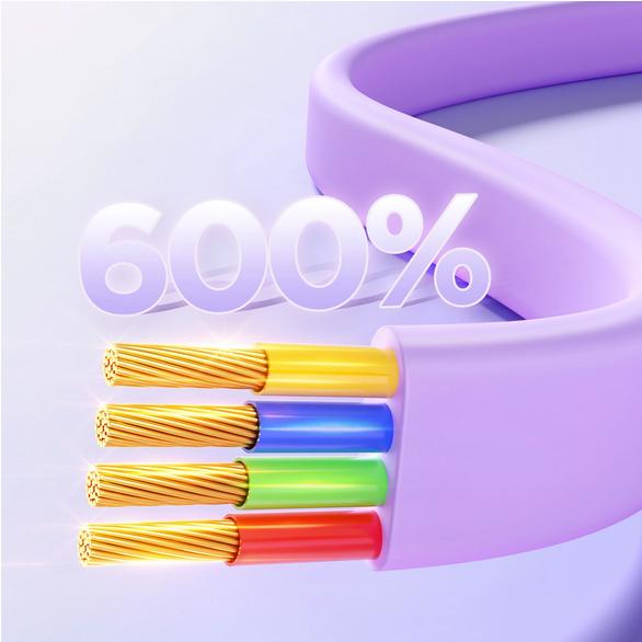 Image du produit Joyroom S-A40 Colorful Series Câble rétractable 3en1 USB-A vers USB-C / Lightning / microUSB 1m - bl (1 m)