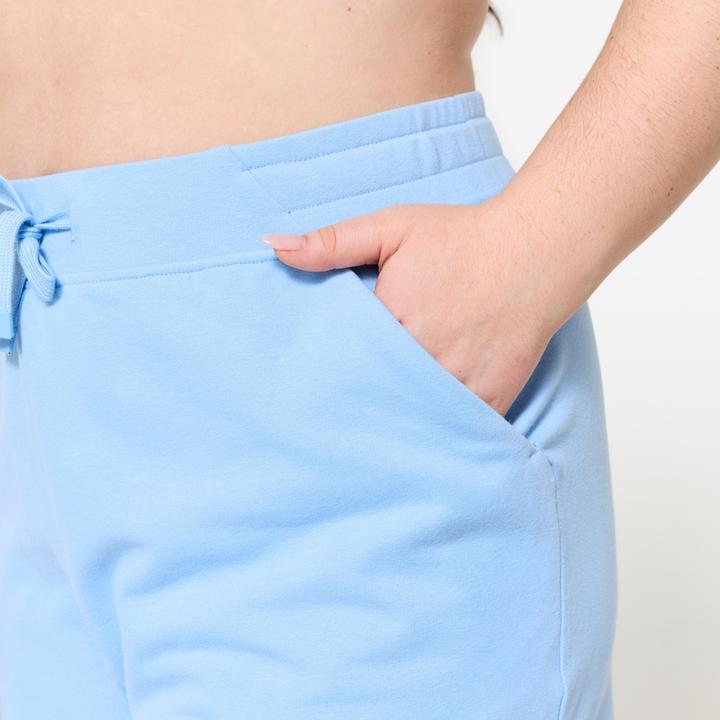 Actual product image Domyos Shorts Damen mit Tasche - blau (36)