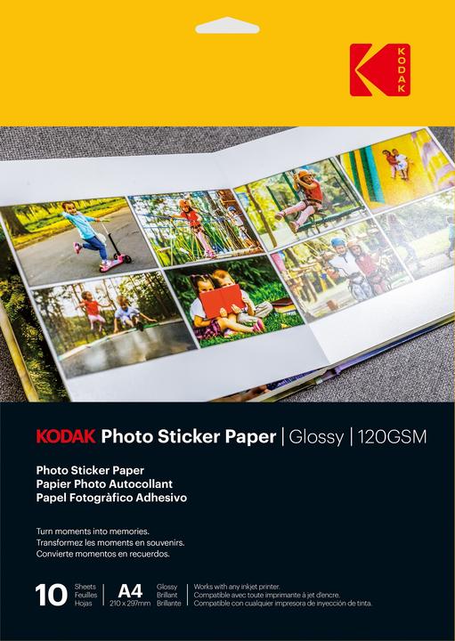 Produktbild Kodak Photo Sticker Paper (120 g/m², A4, 10 x)