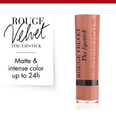 Produktbild Bourjois Rouge Velvet The Lipstick (01 Hey Nude!)