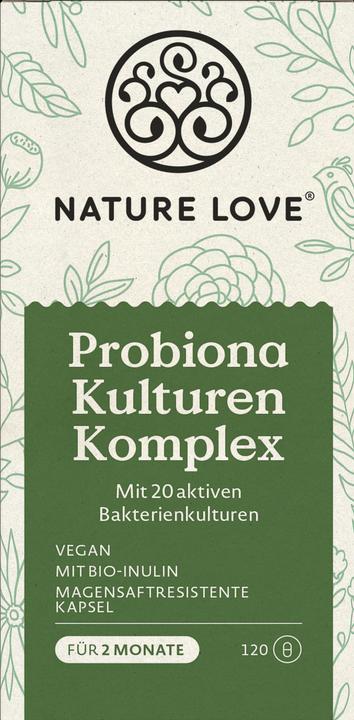 Immagine prodotto Nature Love Complesso di colture Probiona (120 Pezzo/i, Pillole, 61 g)