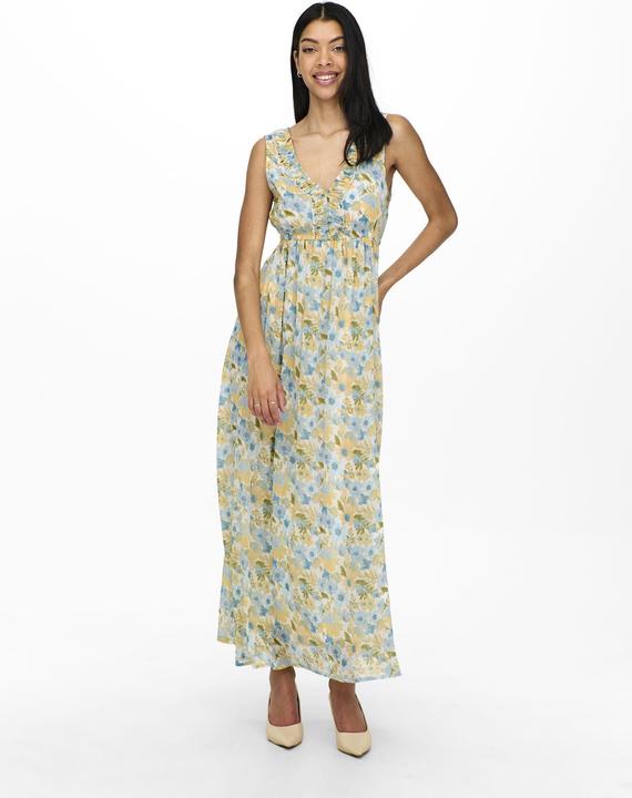 Produktbild JdY Gerüschtes V-Ausschnitt Maxikleid (S)