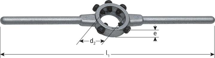 Actual product image Rotec 380.5522 3805522 Trennscheibenhalter DIN 225 55 x 22 (M22-M24)