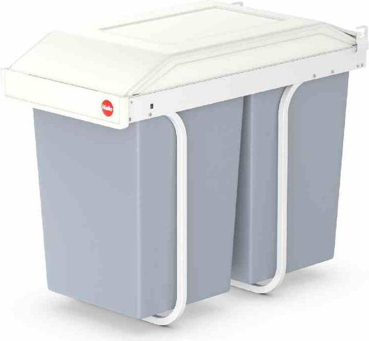 Produktbild Hailo Multi-Box duo L, Einbau-Mülleimer, 2x14 ltr (30 l)