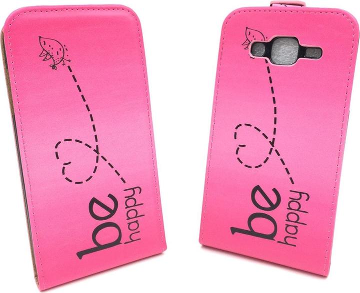 Produktbild König Design Handyhülle für Samsung Galaxy J5 (2015) Schutztasche Wallet Cover 360 Case Pink (Samsung Galaxy J5 (2015))