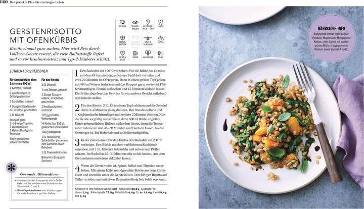 Produktbild Besser essen, länger leben (Deutsch, Juliette Kellow, Sarah Brewer, 2018)