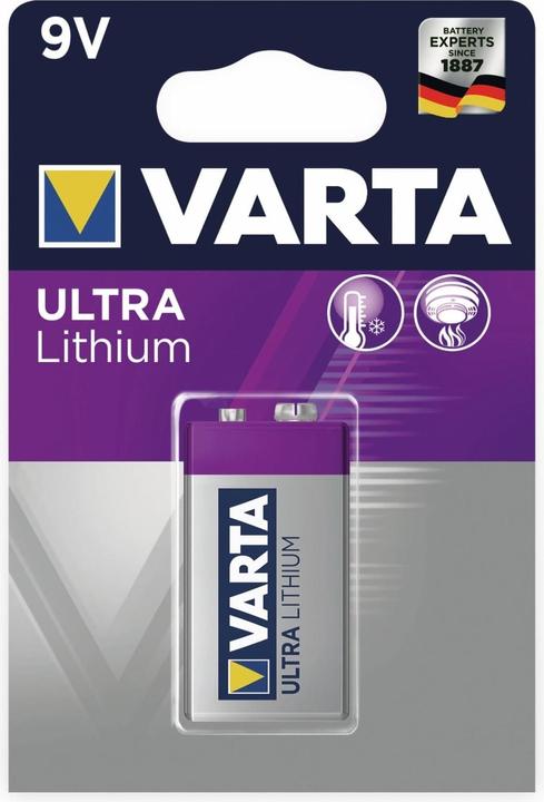 Varta ULTRA Lithium (1 pcs, 9V Block, 1200 mAh)