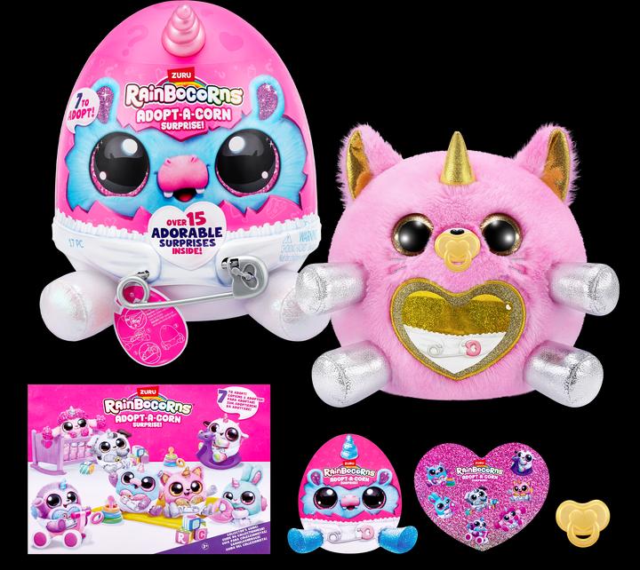 Produktbild Zuru Rainbocorns Adopt-a-corn Surprise 92105 (22 cm)