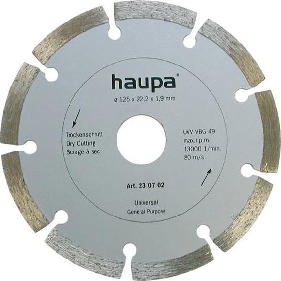 Actual product image Haupa Diamond cutting disc Ř115mm f.Brick 230689