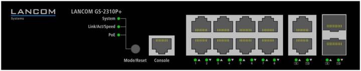 Actual product image Lancom Systems Gs-2310p+ Mg. Sw. 10p. (8 Ports)