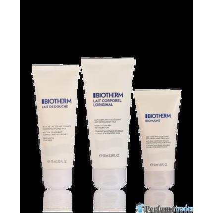 Actual product image Biotherm Set Corporel et mains Lait Corporel Recruitment Set 100ml Lait de douche 75ml Biomains 50ml (Body care set)
