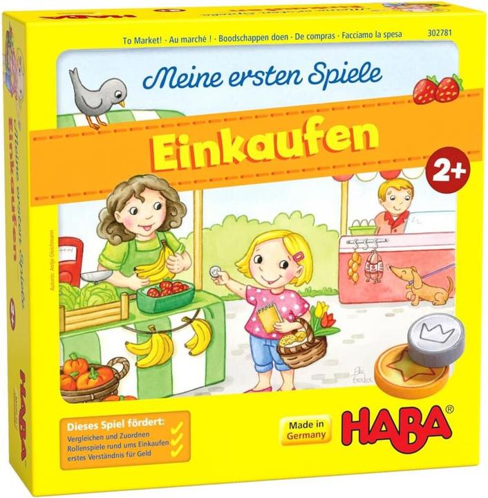 Actual product image Haba My first games shopping (German)