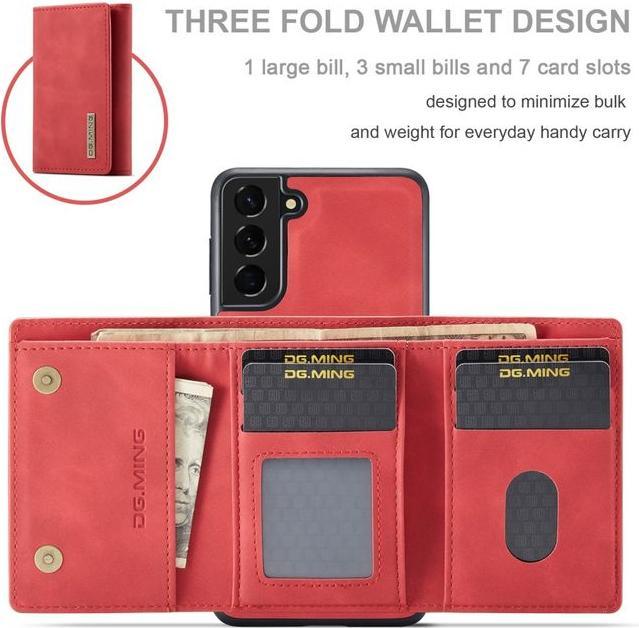 Actual product image Dg.Ming M1 Series Hardcase with Detachable Wallet (Samsung Galaxy S22+)