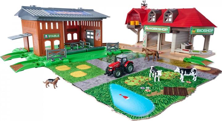 Image du produit Majorette Station de ferme Creatix + 1 véhicule