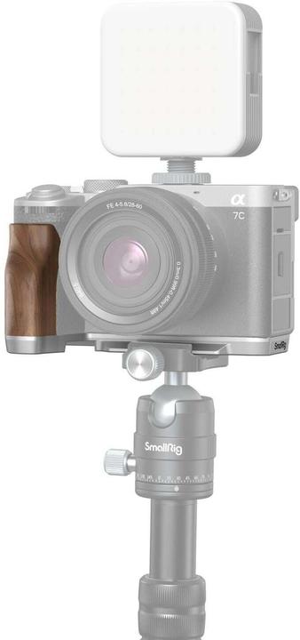 Produktbild SmallRig L-Shape Mount Plate with Wooden Handle (Griff, Diverses Video Zubehör)
