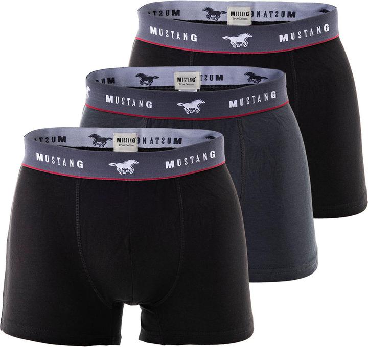 Immagine prodotto Mustang Boxer Casual Stretch (S, confezione da 3)