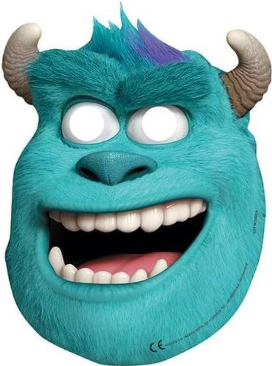 Actual product image Disney Sulley Cardboard Party Mask (Pack of 6)