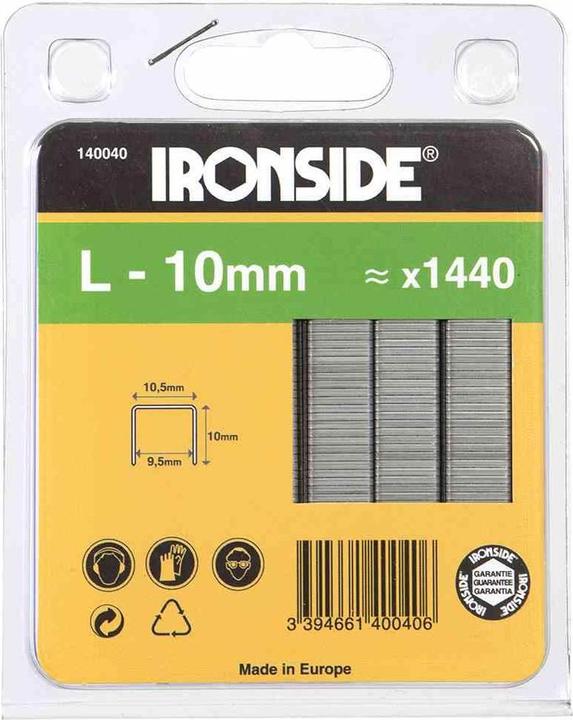 Produktbild Ironside Heftklammer 10mm, L (1440 x)