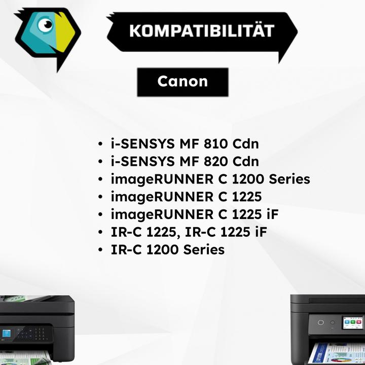 Actual product image Inkadoo Toner compatible with Canon 9451B001 / 034 toner, yellow Yellow (Y)