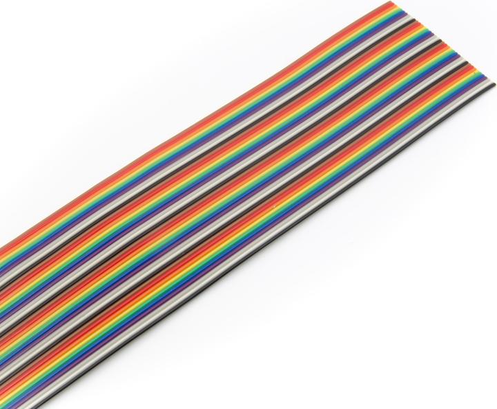Produktbild Purecrea Flachkabel IDC FC Regenbogen 40p 28AWG