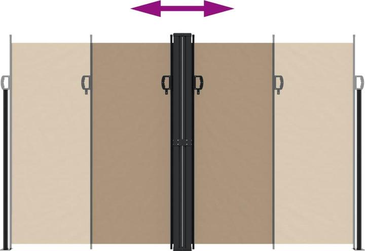 Actual product image VidaXL Extendable side awning (6 m)