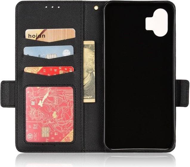Actual product image MU Classic Litchi Leather Bookcover Series (Nothing Phone (1))