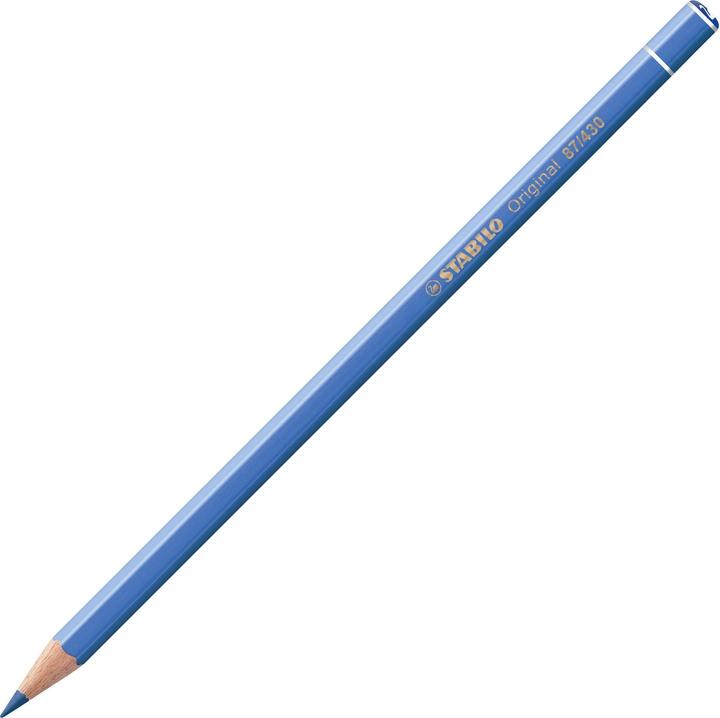 Actual product image STABILO Original Potlood - Ultramarijn Middel (87/430) (Blue, 1 x)