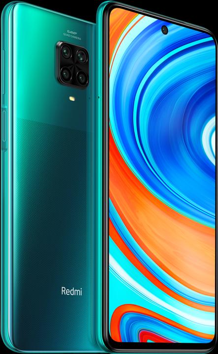 Xiaomi Redmi Note 9 Pro (64 GB, Verde tropicale, 6.67", Doppia SIM + SD, 64 Mpx, 4G)