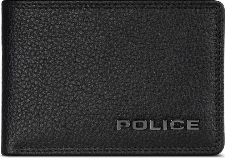 Police Geldbörse RFID Schutz Leder 10.5 cm