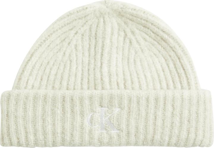 Calvin Klein Monogram Embroidery Short Beanie