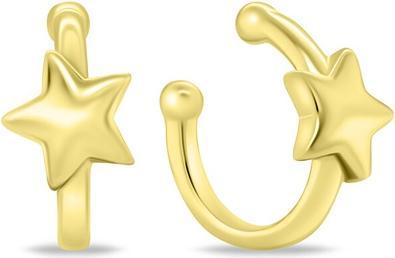 Brilio Silver - Decent gold plated earrings Hvězda EA784Y