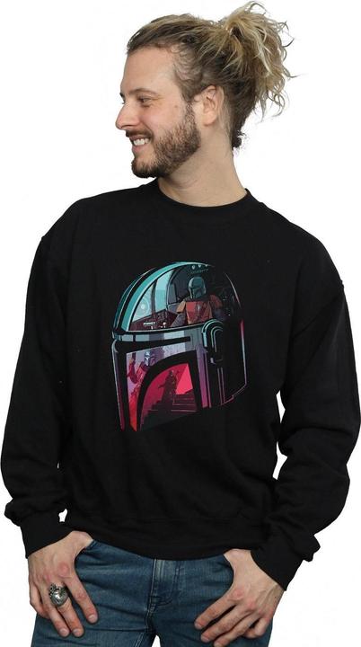 Immagine prodotto Star Wars The Mandalorian Mandalore Helmet Reflection Felpa Uomo (3XL)