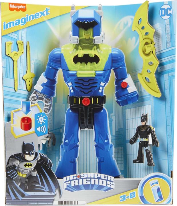 Produktbild Mattel Imaginext DC Super Friends Insiders Batman im Exo-Anzug