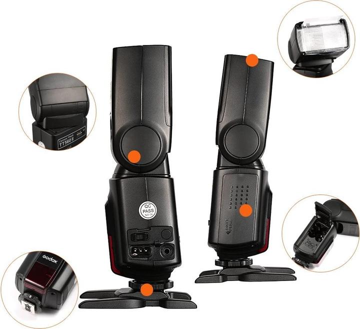 Image du produit Godox Speedlite TT560 II (Flash à monter, Canon, Nikon)